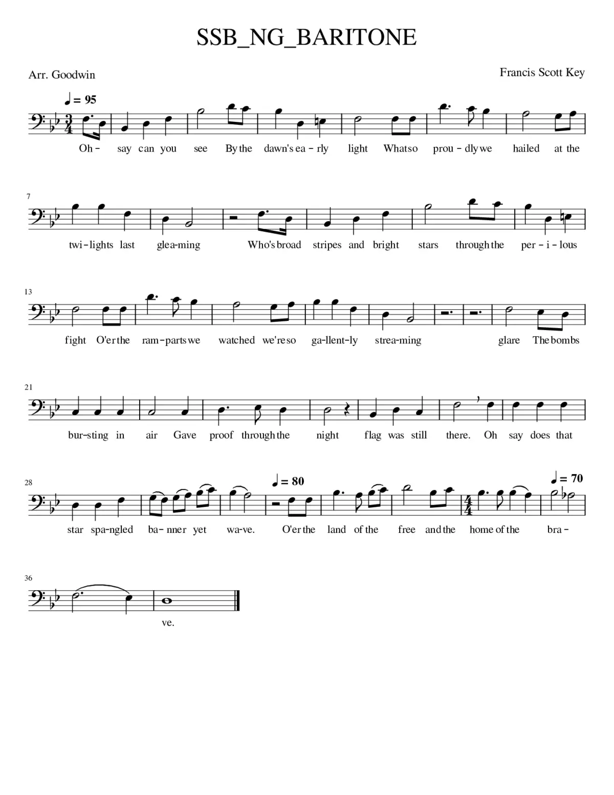 SSB NG BARITONE - Page 1