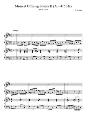 Musikalisches Opfer BWV 1079