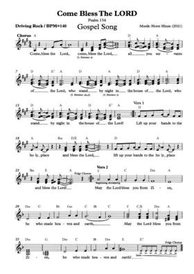 Come, bless the Lord