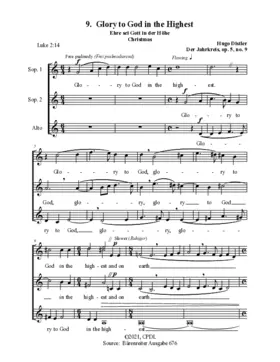 Ehre sei Gott in der Höhe