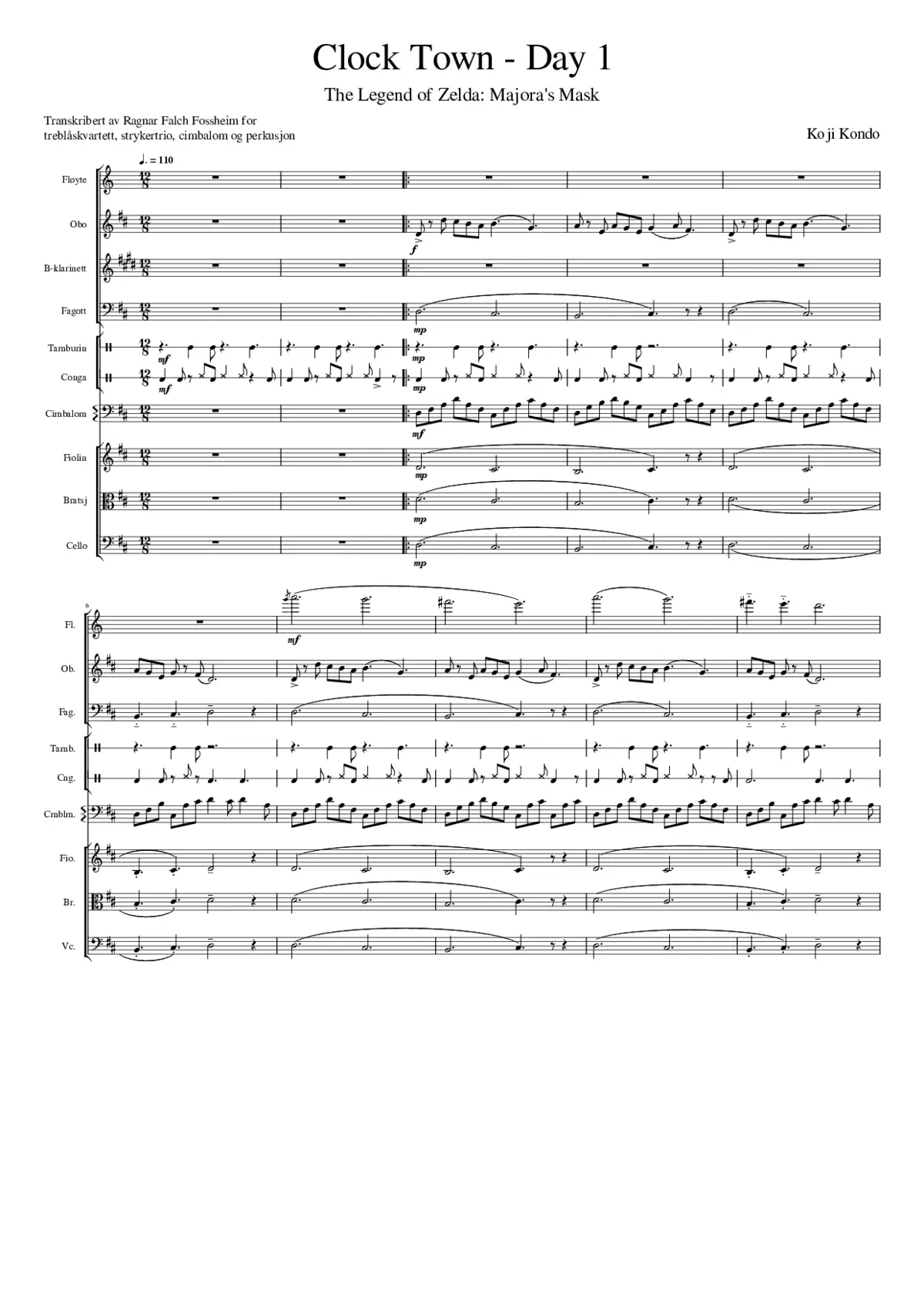 Clock Town - Day 1 - Page 1