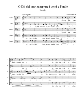 O Dii del mar, temprate i venti e l'onde