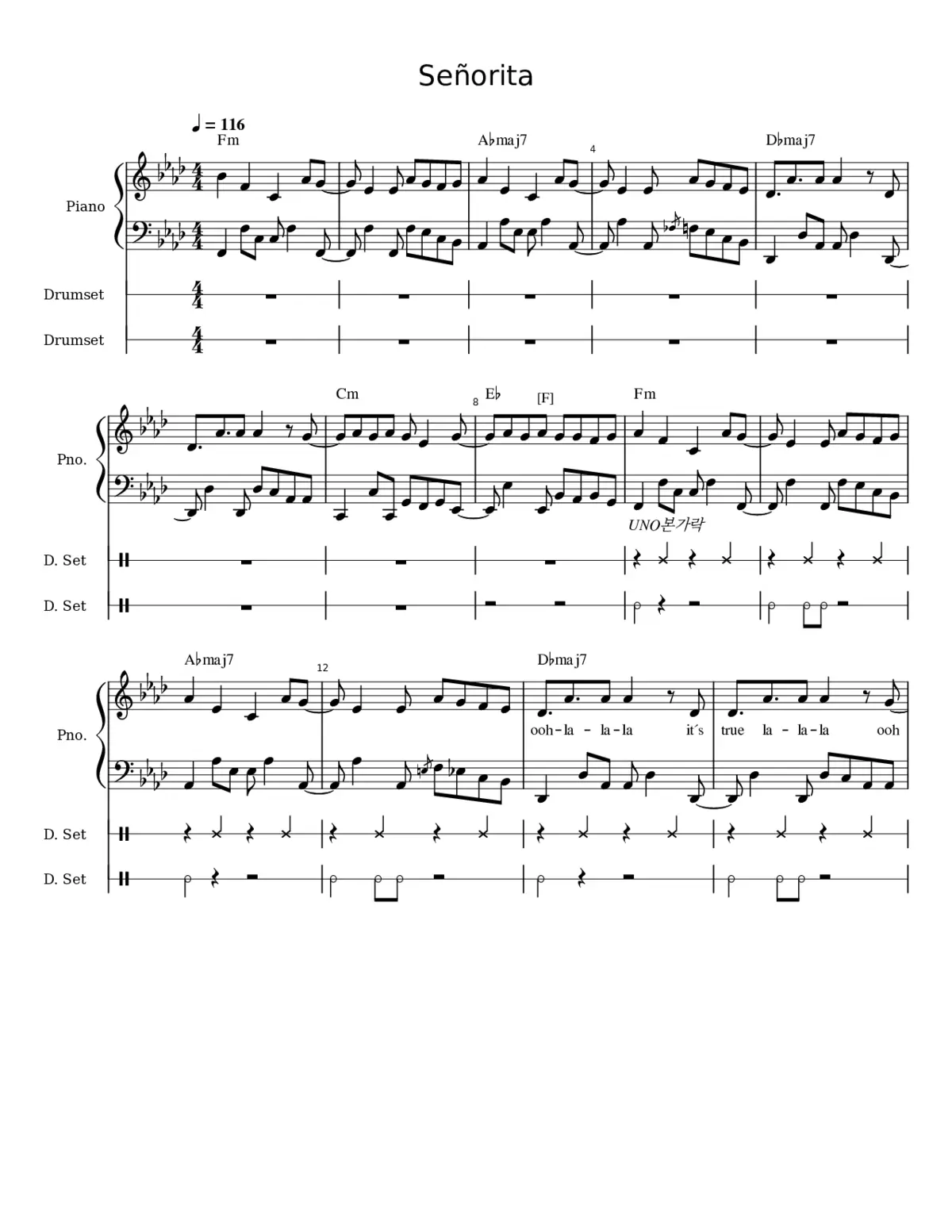 senorita - Page 1