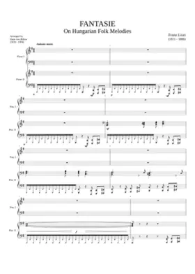 Fantasie über ungarische Volksmelodien S.123