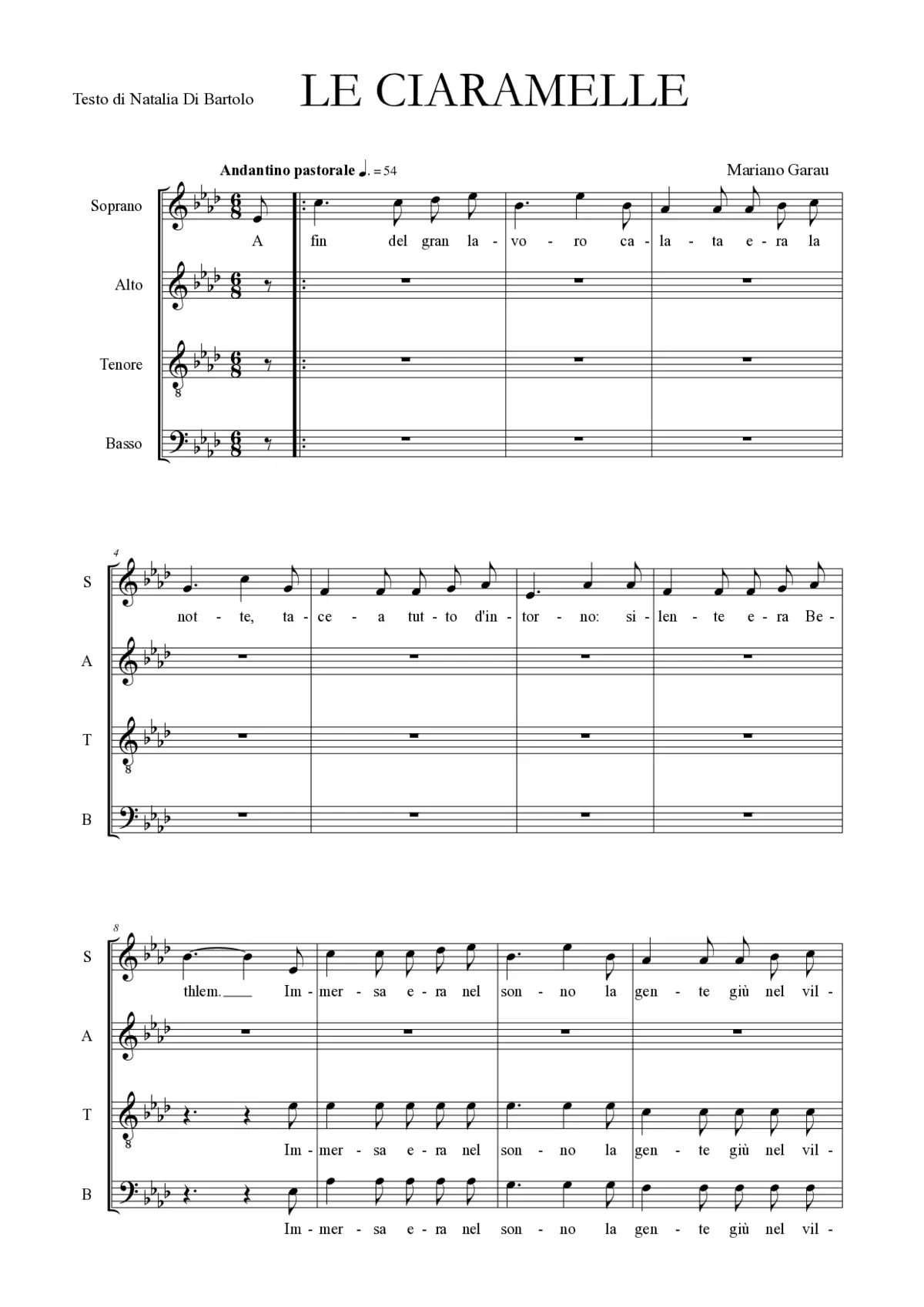 Le ciaramelle III - Page 1