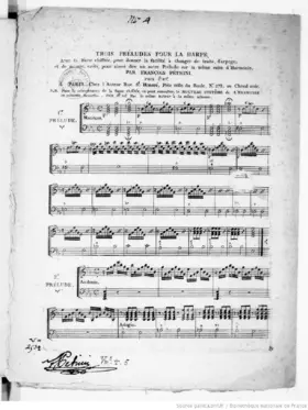 3 Préludes pour la harpe