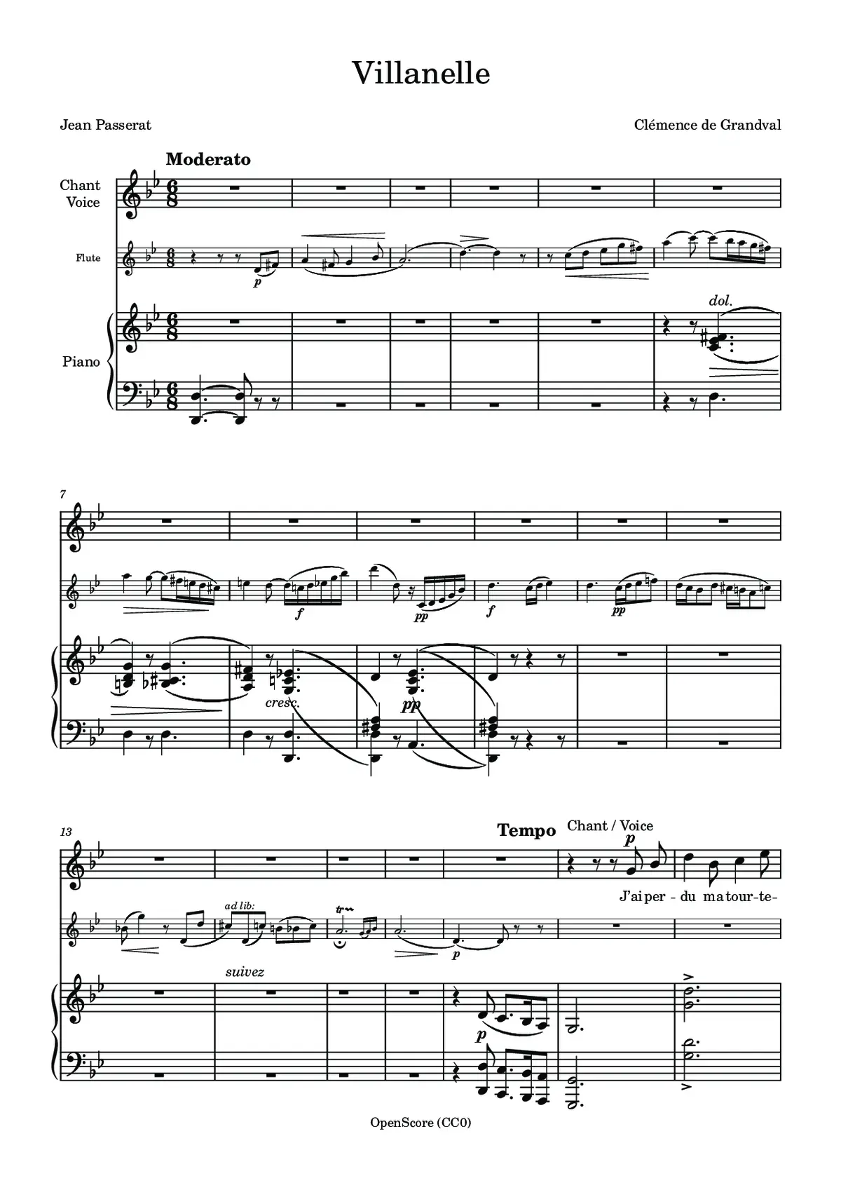 Villanelle - Page 1