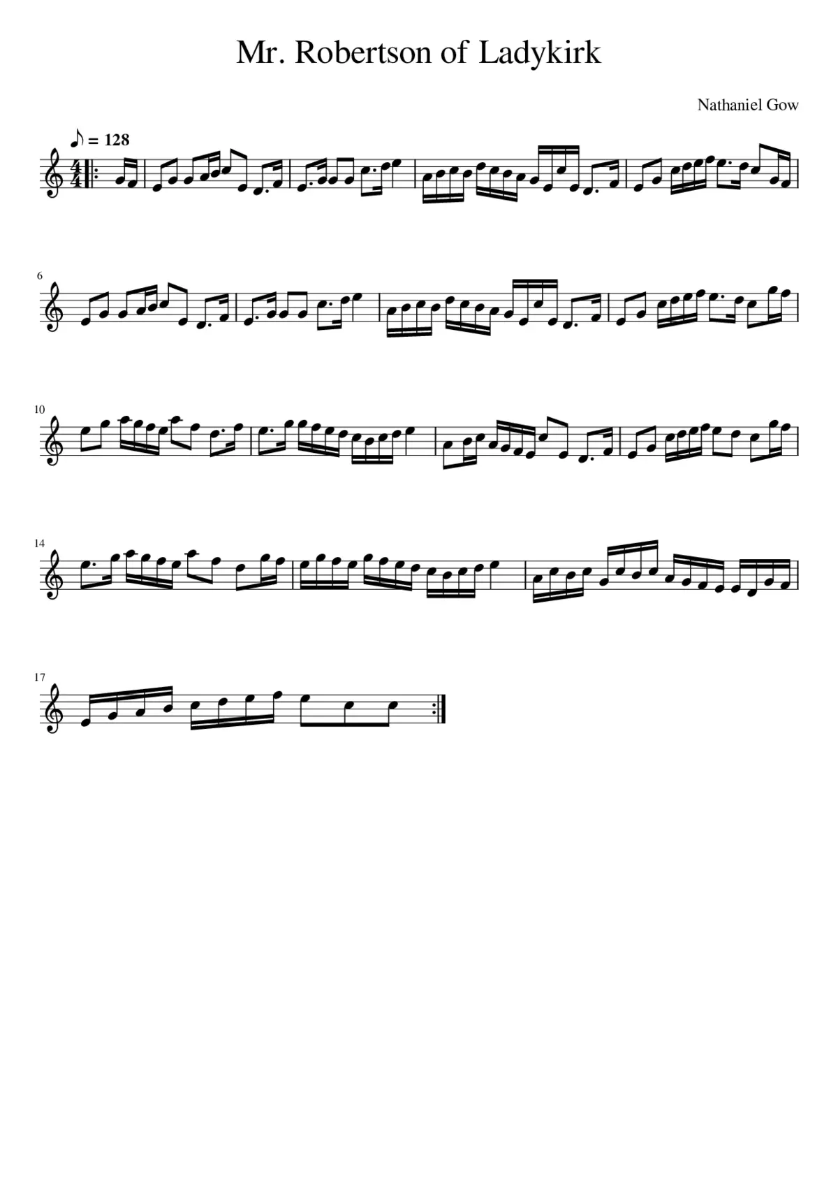 Mr. Robertson of Ladykirk - Page 1