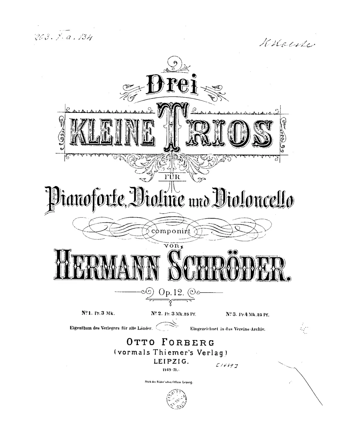3 Kleine Trios - Page 1