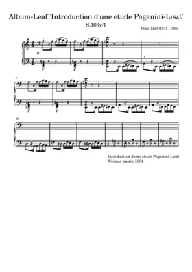 2 Album-Leaves, S.166y