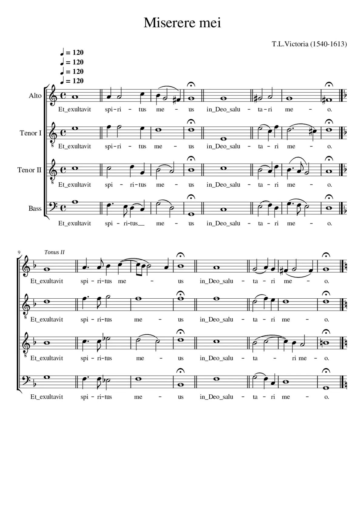 Canticum Magnificat - Page 1