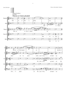 Thirsis to Cloris pleaded