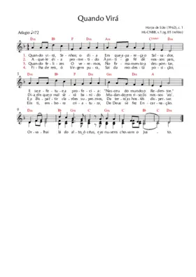 Quando virá, Senhor, o dia