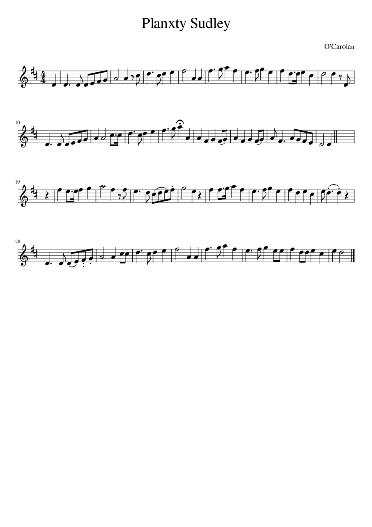 Planxty Sudley - Page 1