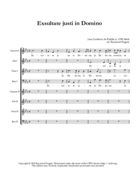 Exsultate iusti in Domino