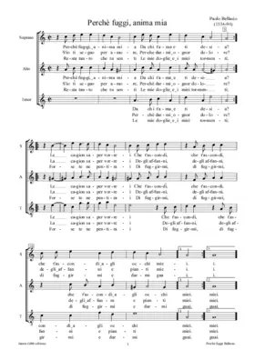 Perchè fuggi, anima mia