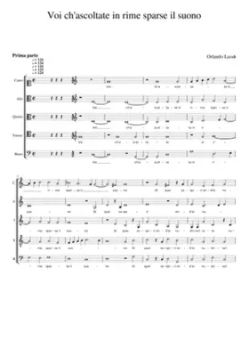 Voi ch'ascoltate in rime sparse il suono