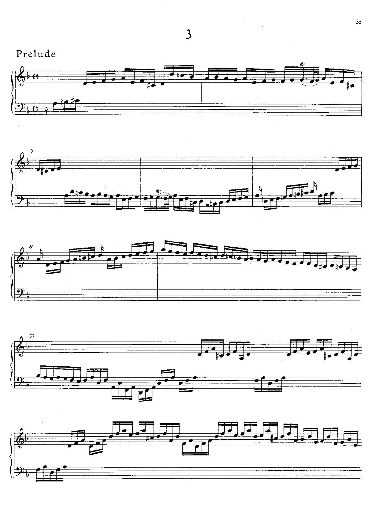 Prelude, HWV 563 - Page 1