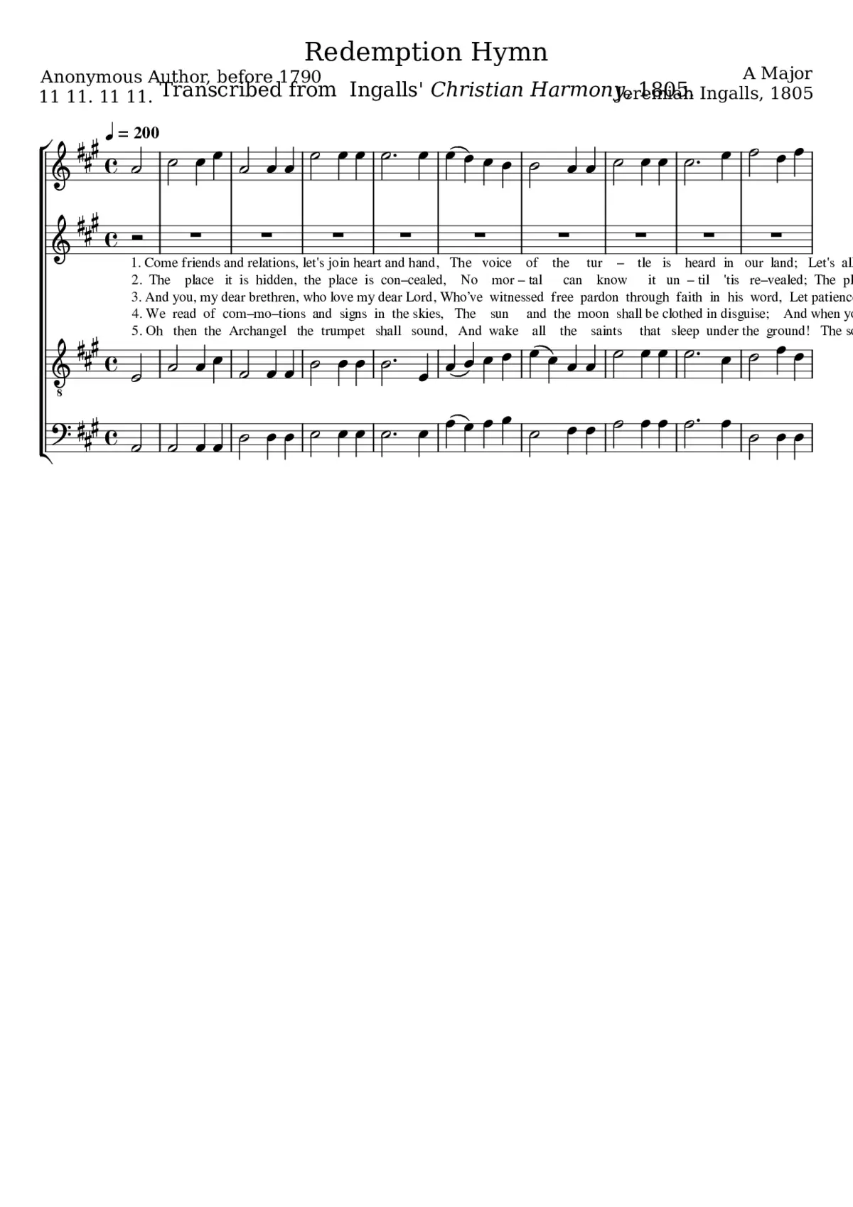 Redemption Hymn - Page 1