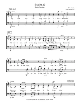 Psalm 22 for Palm Sunday