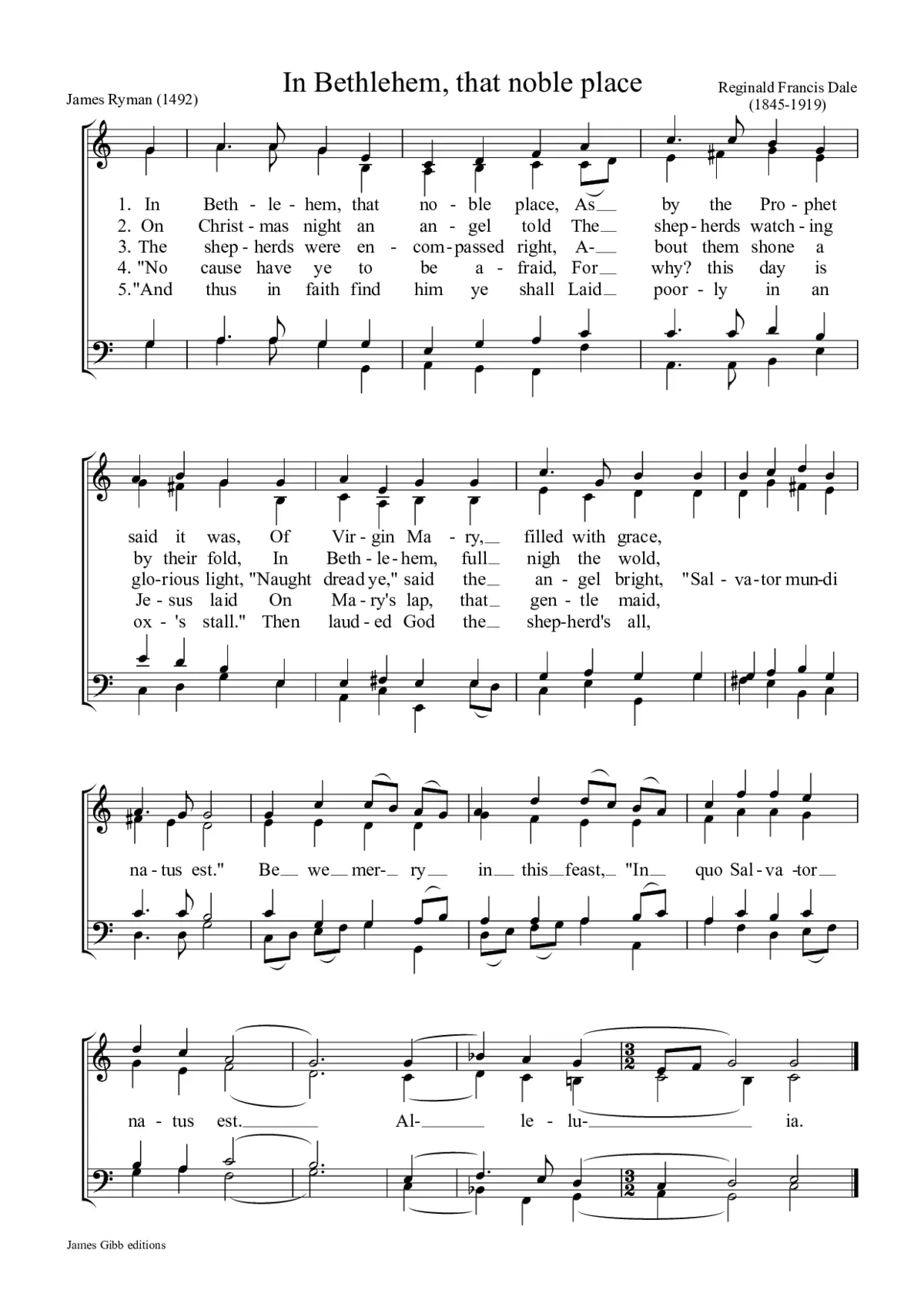 In Bethlehem, that noble place - Page 1