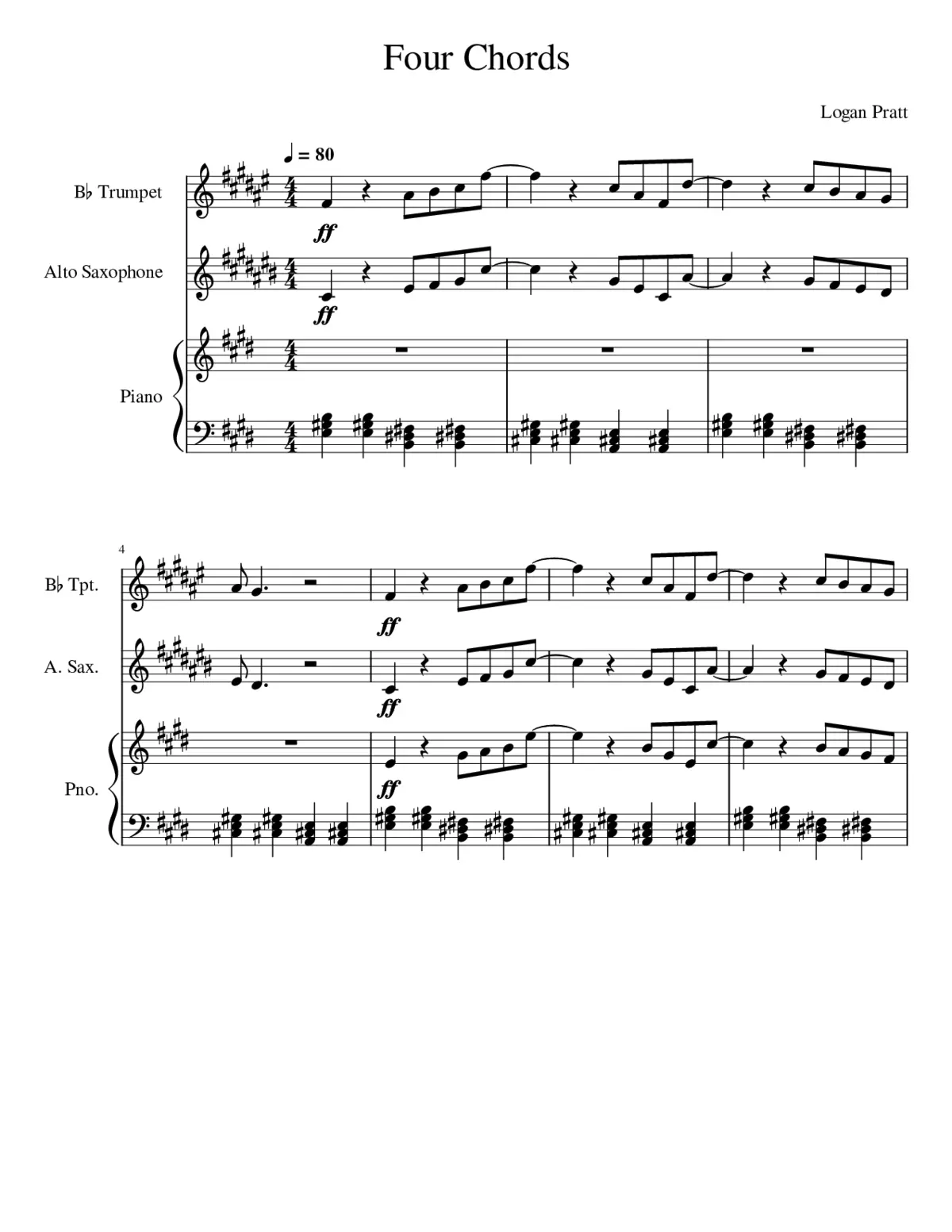 Four Chords v2 - Page 1