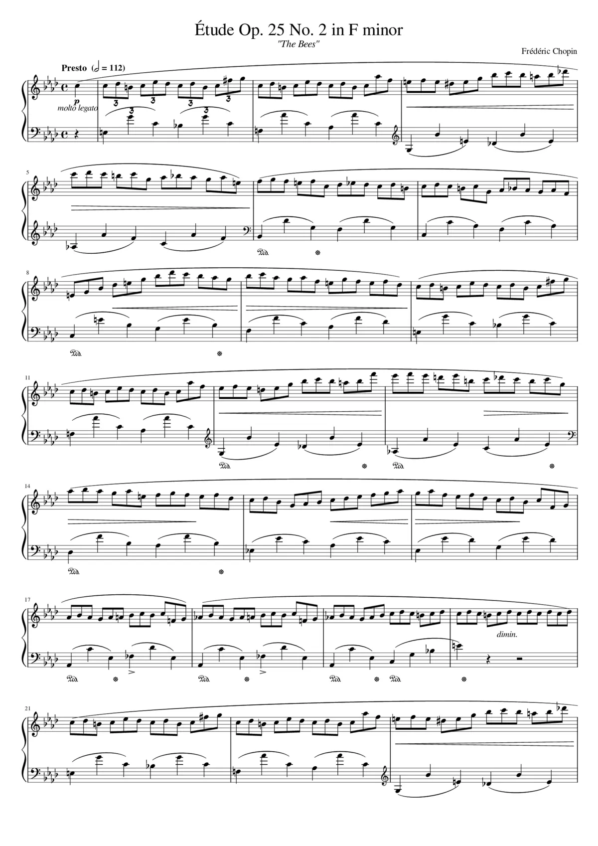 Études Op.25 - Page 1