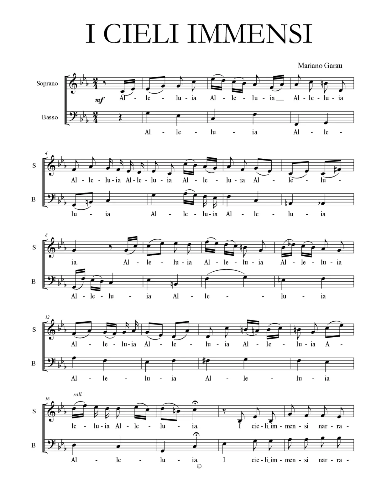 I cieli immensi narrano - Page 1