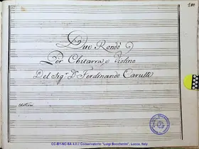 2 Rondò per Chitarra e Violino