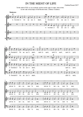 In the midst of life