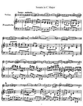 Violin Sonata in C major