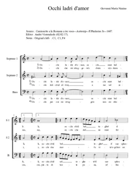 Occhi ladri d'amor
