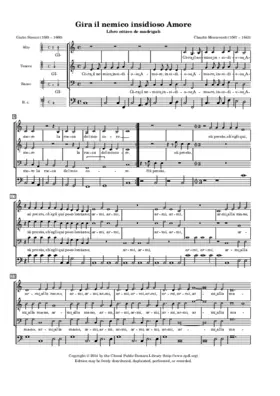 Gira il nemico insidioso Amore