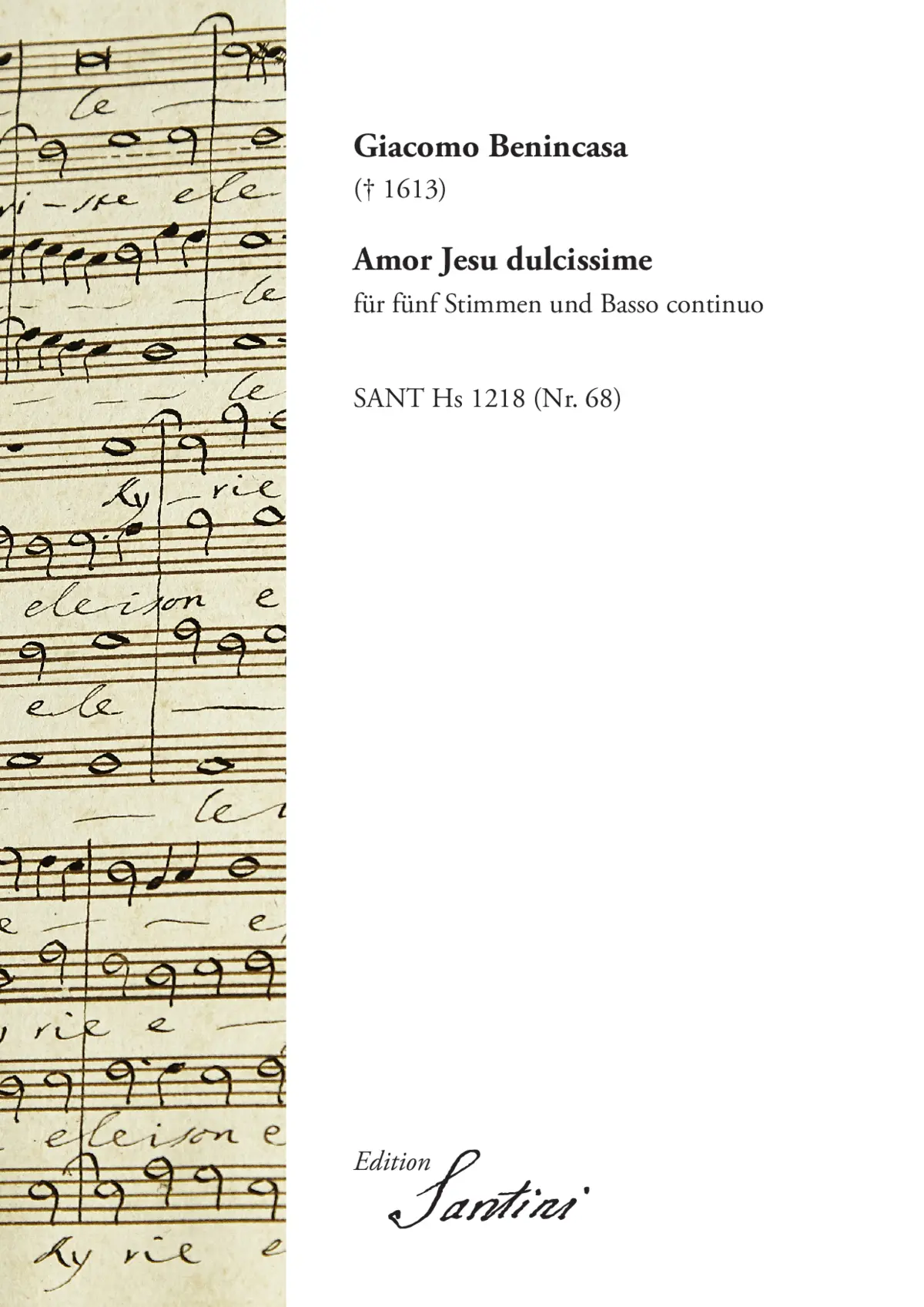 Amor Jesu dulcissime - Page 1