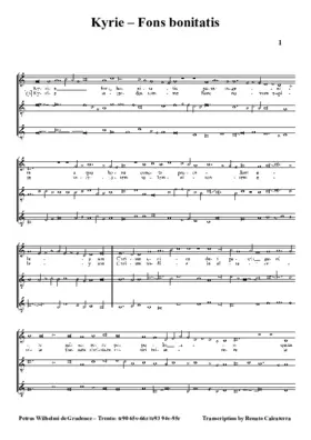 Kyrie - Fons bonitatis