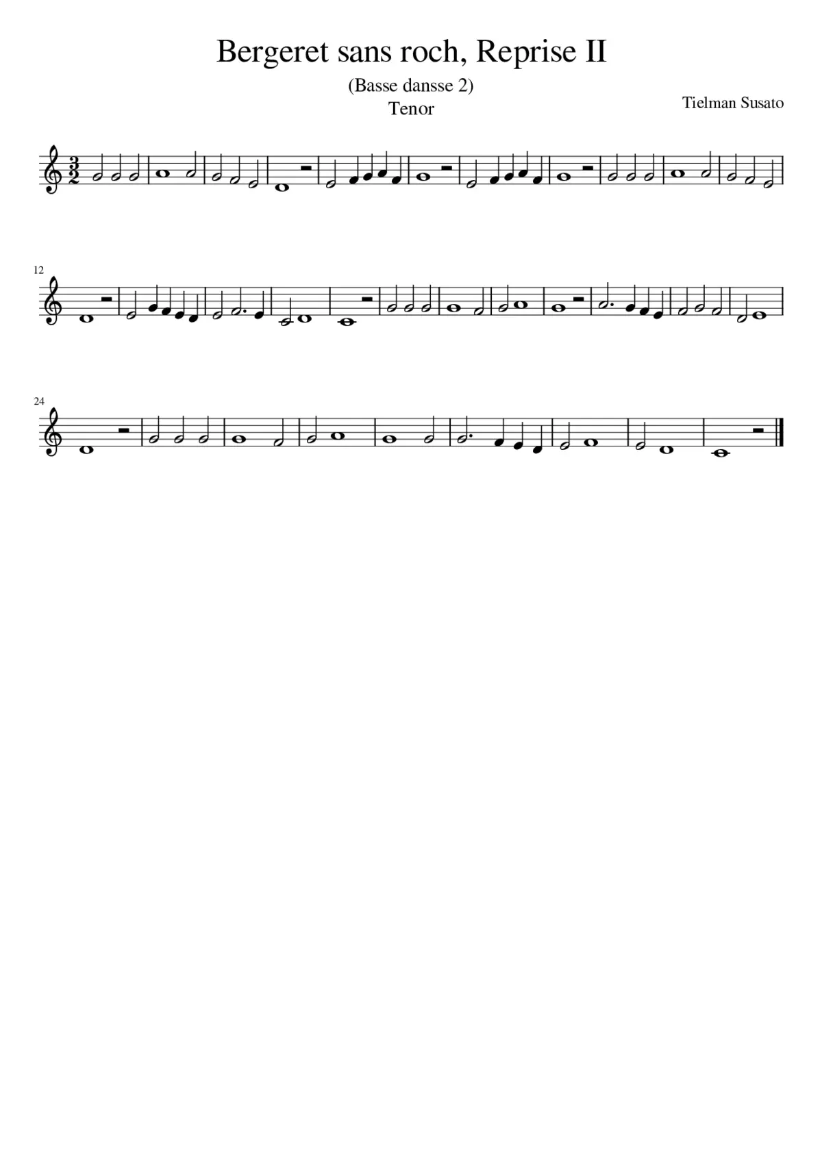 Bergeret sans roch Reprise II - Page 1