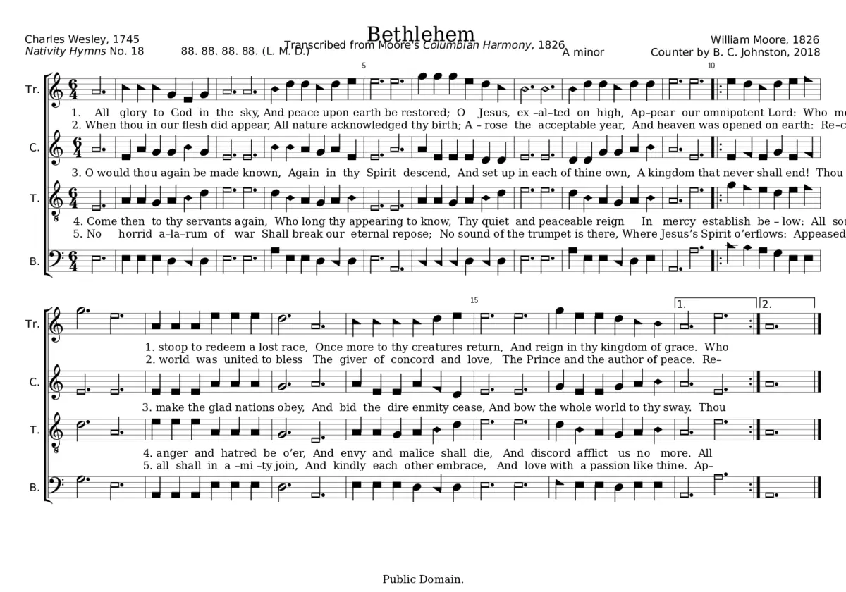 Bethlehem - William Moore - Page 1