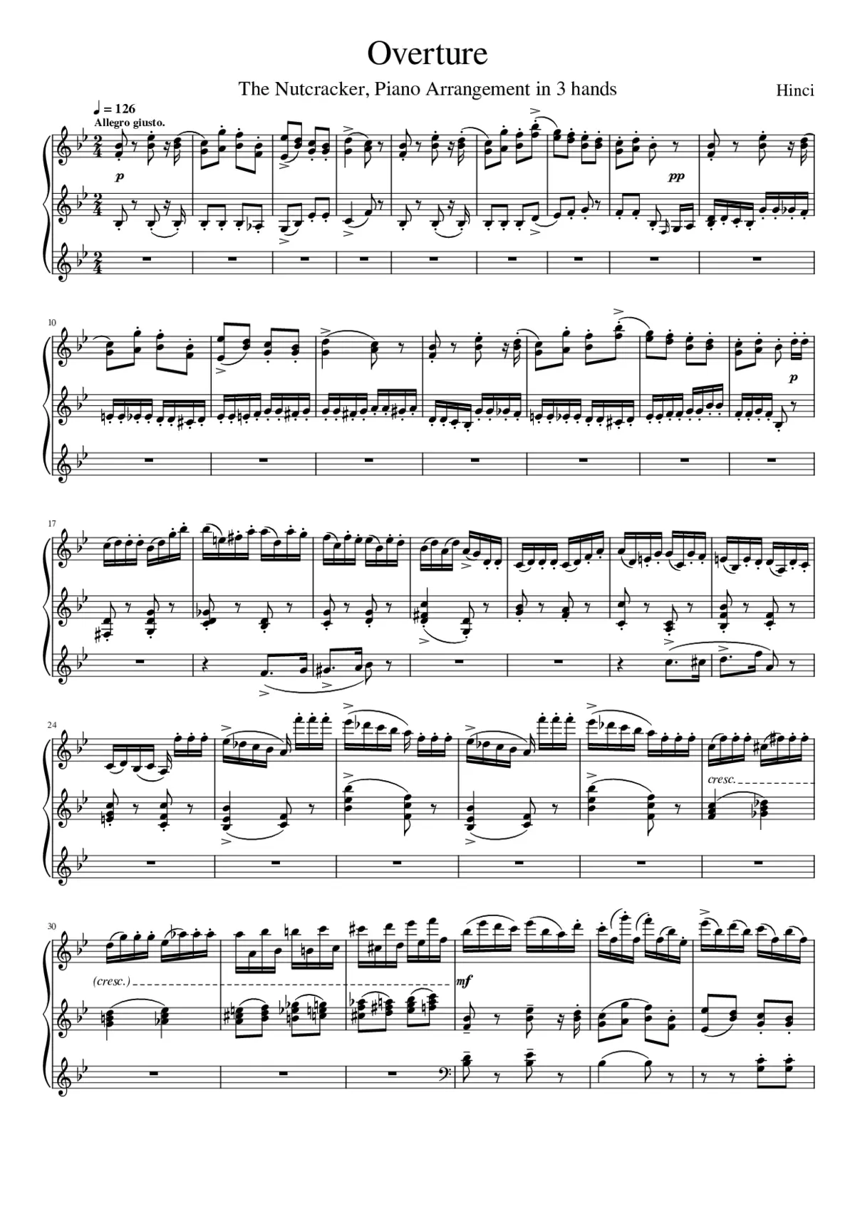 The Nutcracker (ballet) Op.71 - Page 1