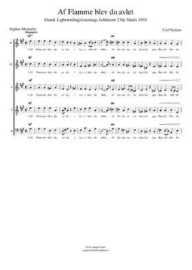 Af Flamme blev du avlet