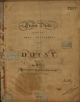 3 Duos faciles pour 2 Guitarres