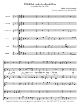 O God that guides the cheerful sun