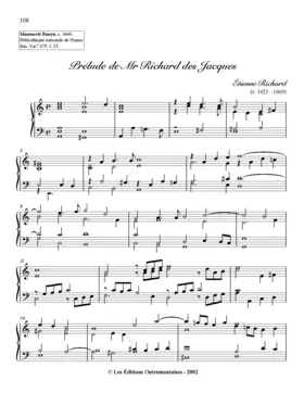 11 Harpsichord pieces from Manuscrit Bauyn