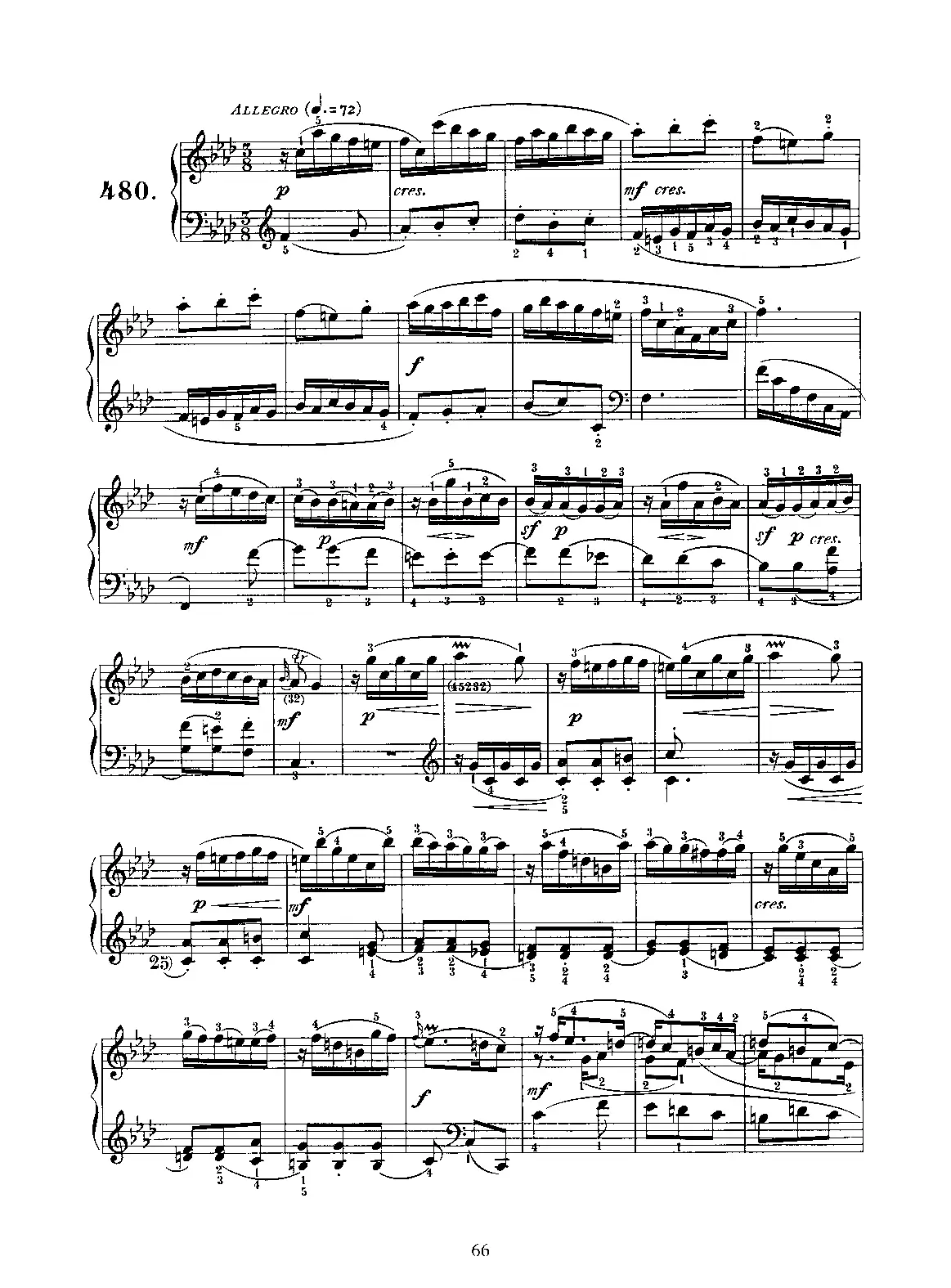 Keyboard Sonata in F minor - Page 1