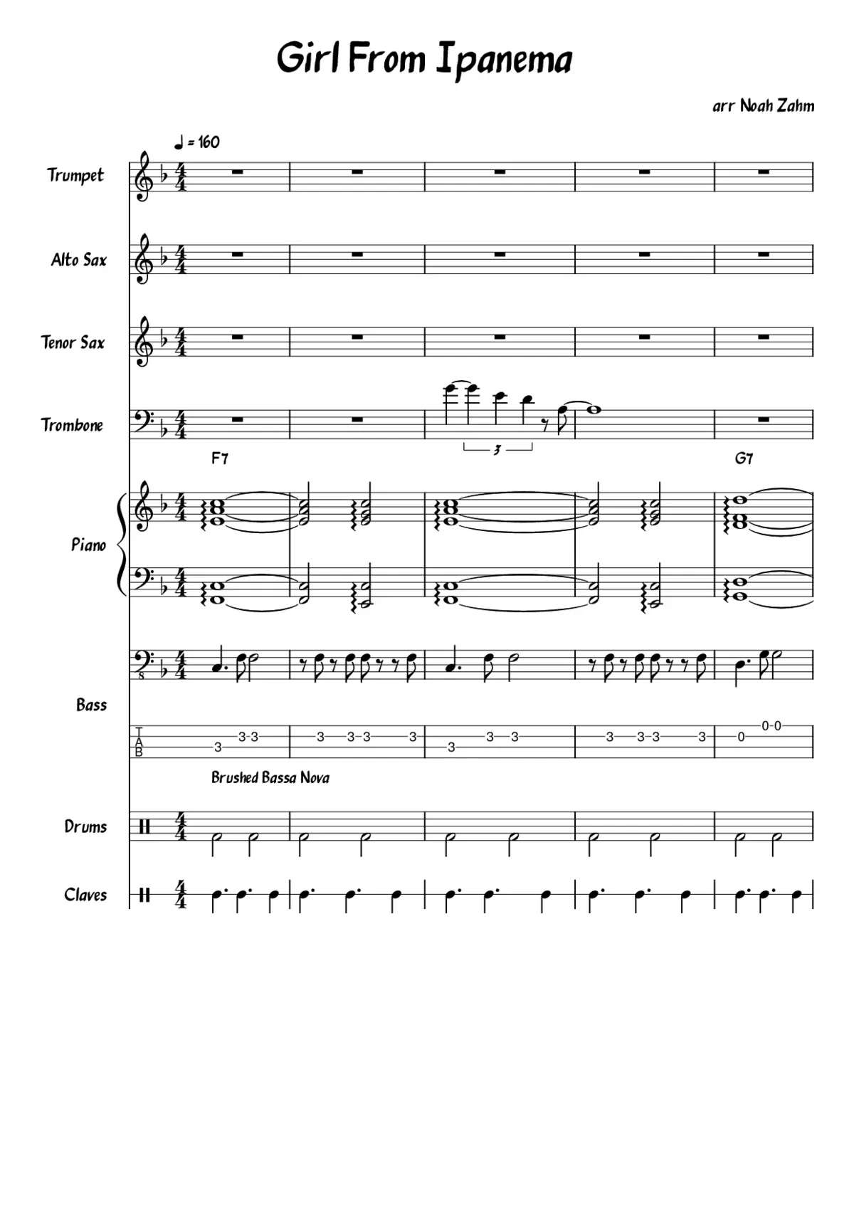 the girl from ipanema - Page 1