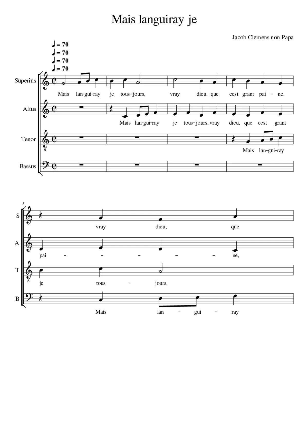 Mais languiray je - Page 1