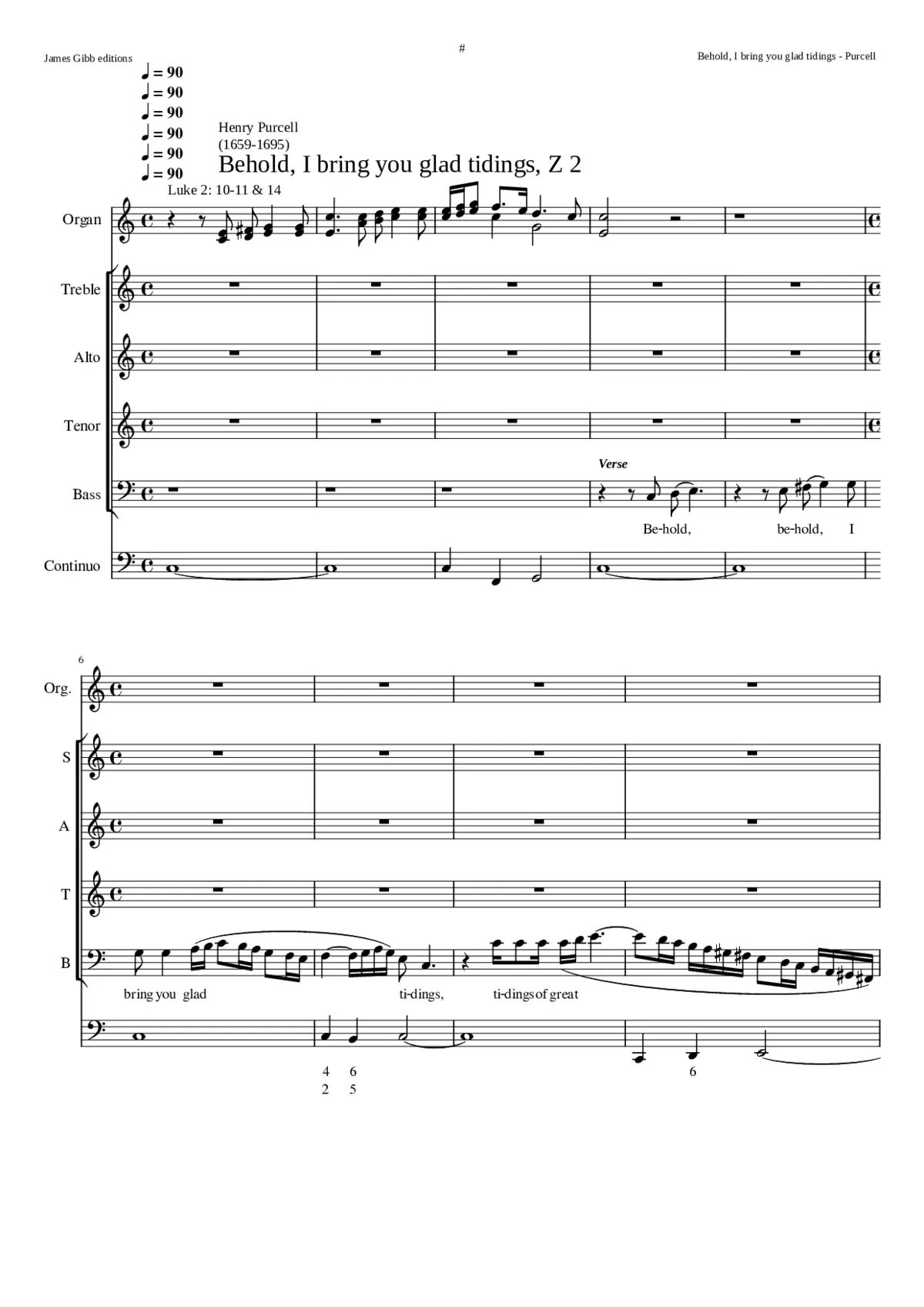 Behold I bring you glad tidings Z 2 - Page 1