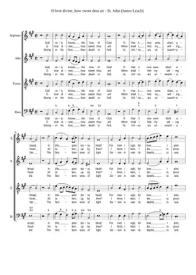 O love divine how sweet thou art