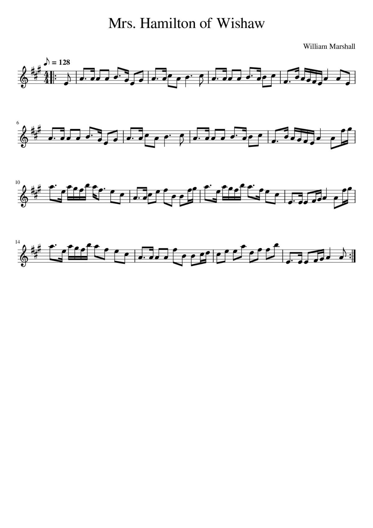 Mrs. Hamilton of Wishaw - Page 1