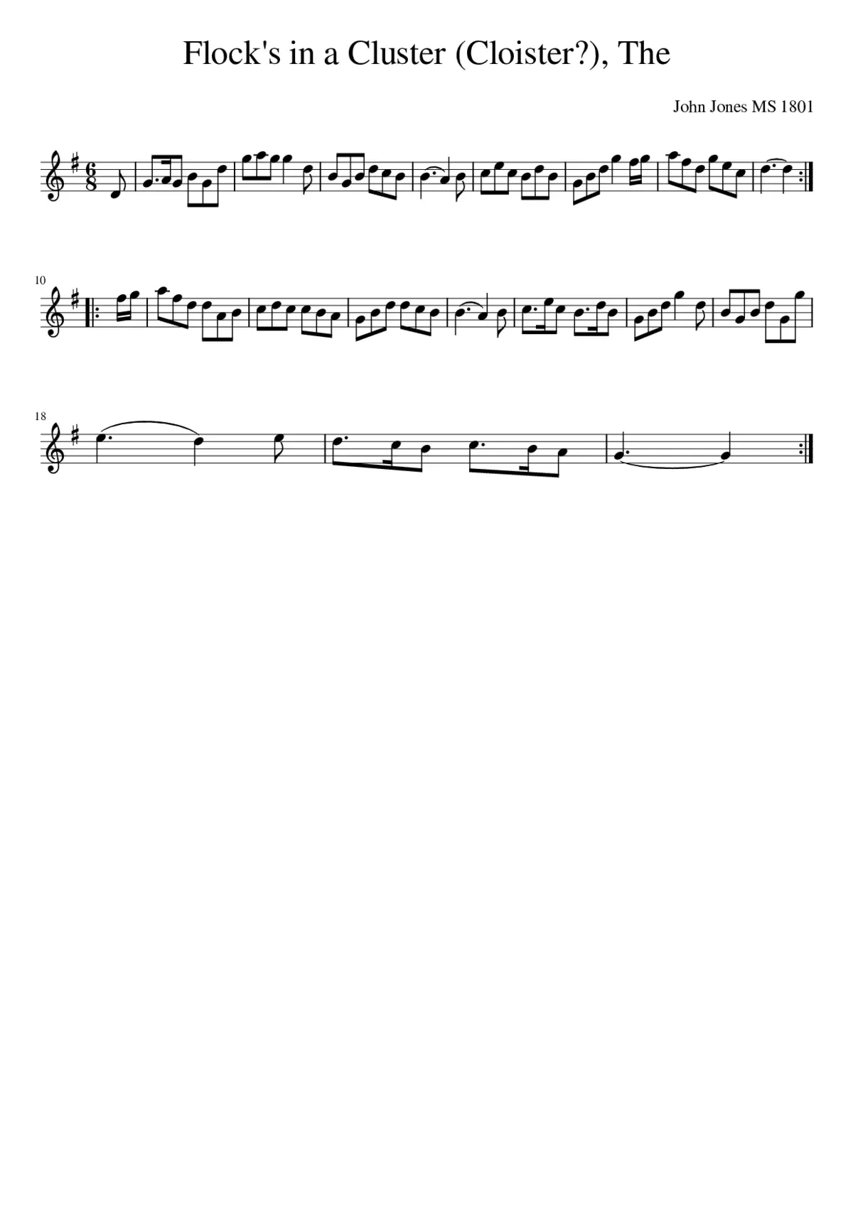 The Flock's in a Cluster (Cloister?) - Page 1