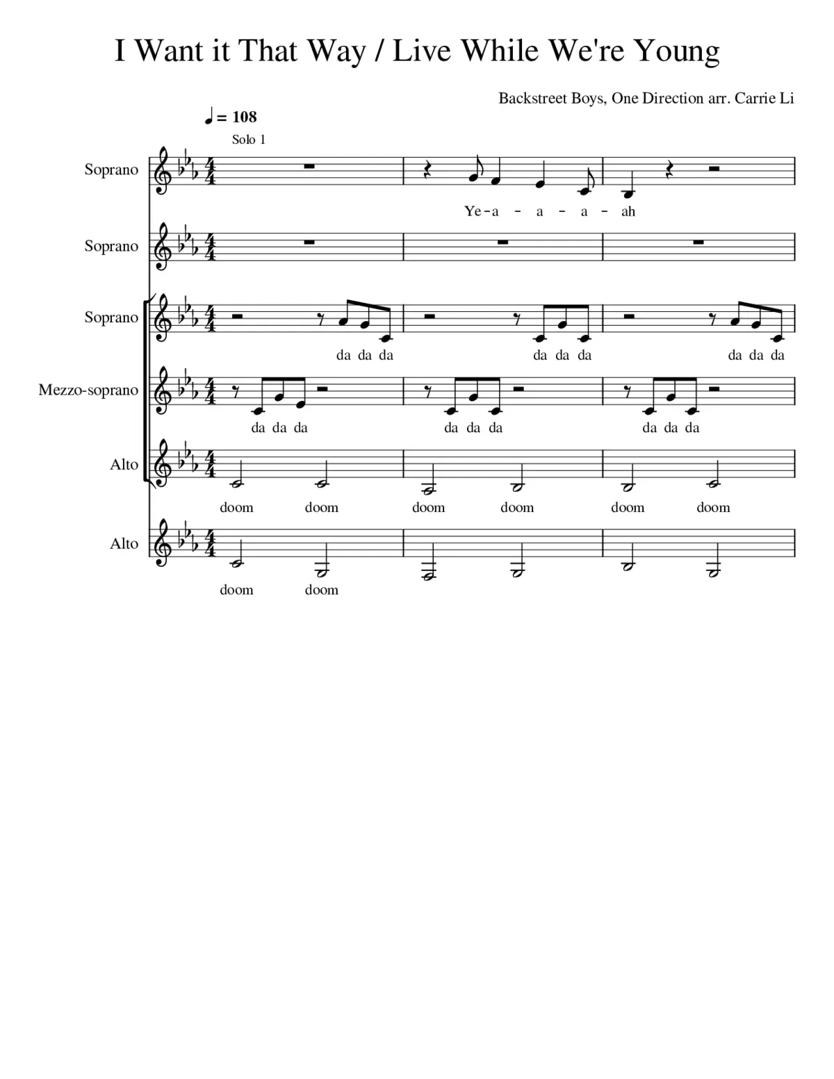 Medley - Page 1